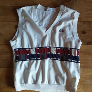 Vintage Avid Men's V-Neck Pullover Sweater Vest Size: L